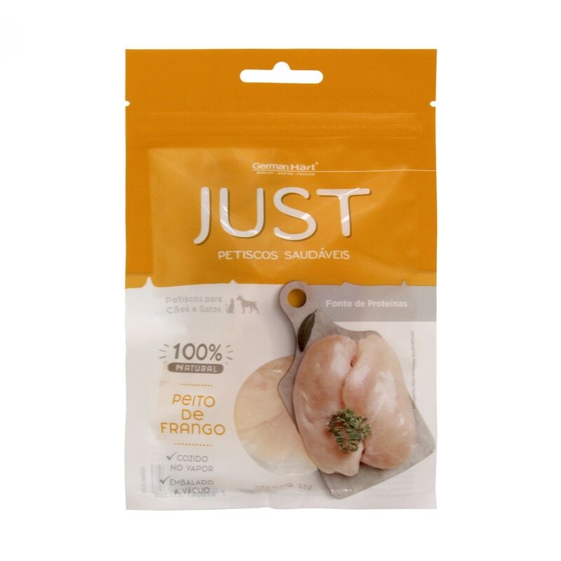 PETISCO JUST - PEITO FRANGO COZIDO 55G (N/A)