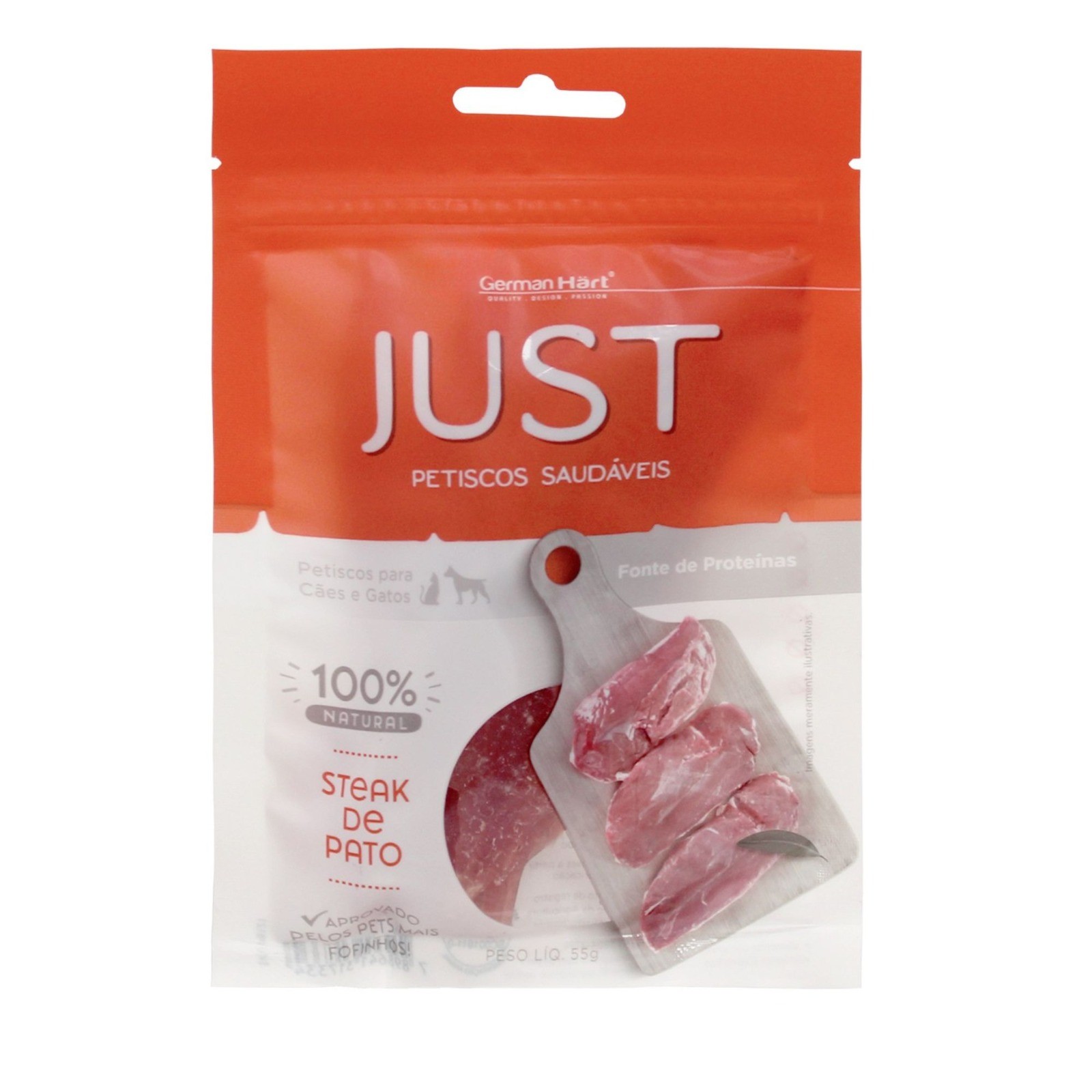 PETISCO JUST - STEAK DE PATO 55G (N/A)