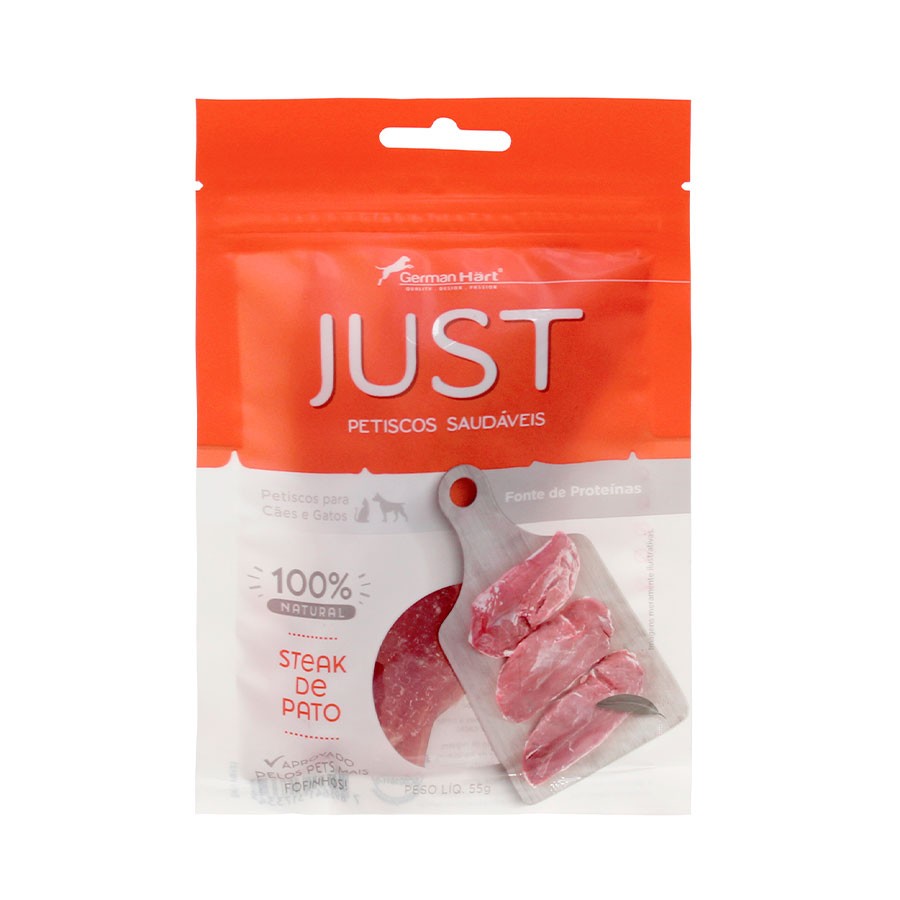 PETISCO JUST - STEAK DE PATO 55G (N/A)
