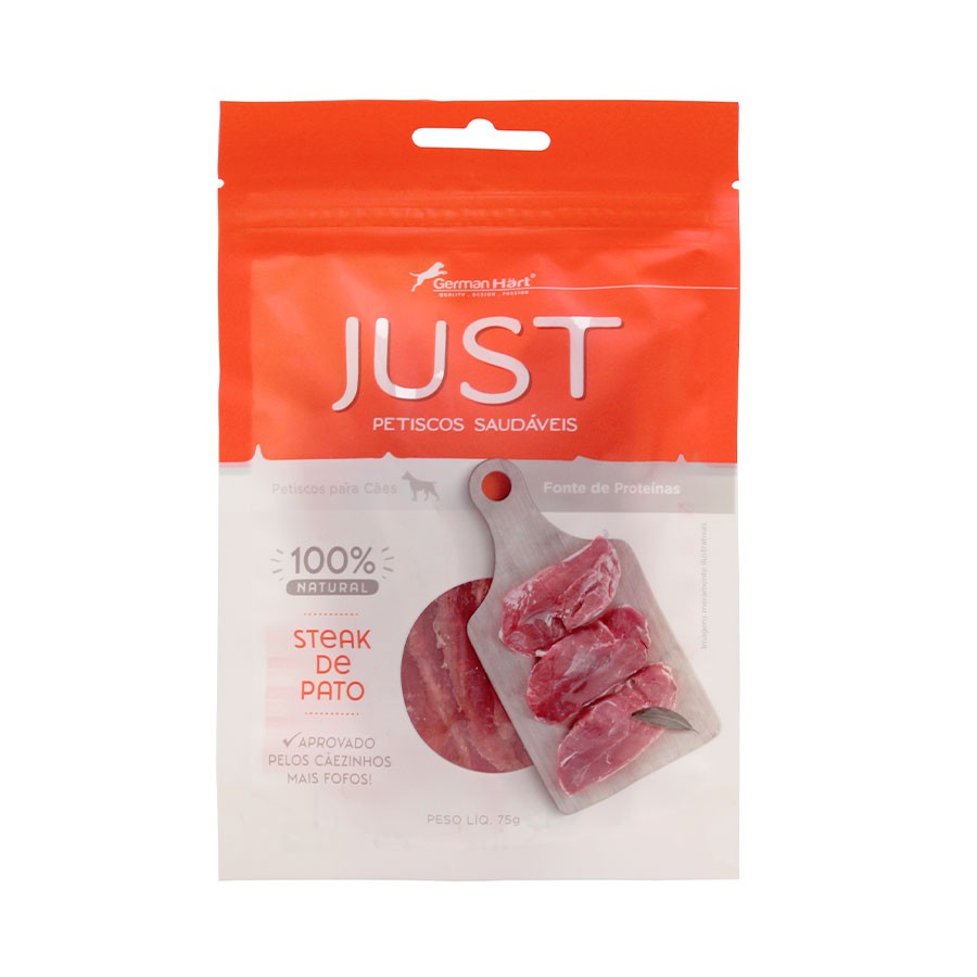 PETISCO JUST - STEAK PATO 75G (N/A)