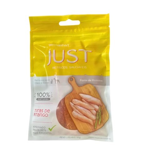 PETISCO JUST - TIRAS DE FRANGO 55G (N/A)