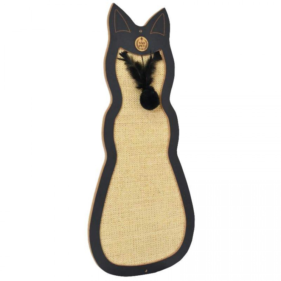 ARRANHADOR PAREDE CATLIKE - PRETO -33X75 CM