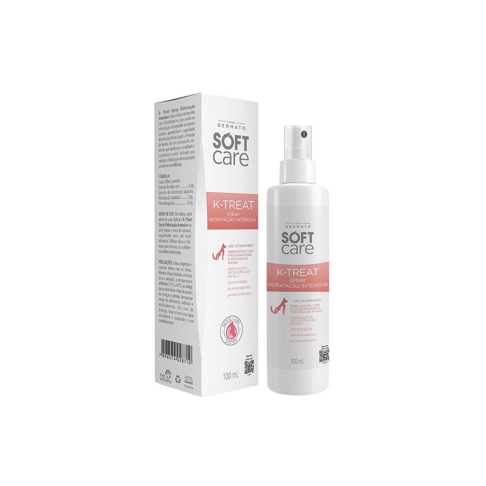 SOFT CARE K-TREAT SPRAY HIDRATACAO INTENSIVA 100 ML