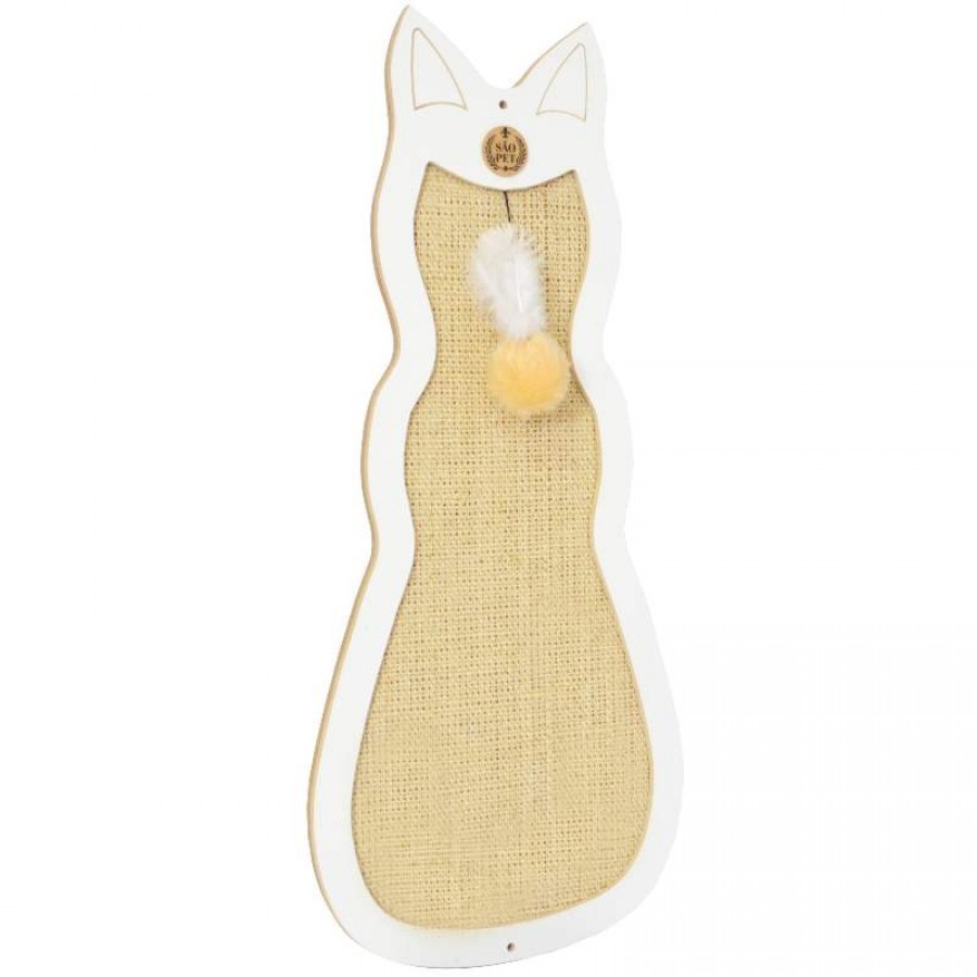 ARRANHADOR PAREDE CATLIKE - BRANCO -33X75 CM