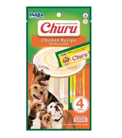 CHURU FRANGO PARA CÃES 56G