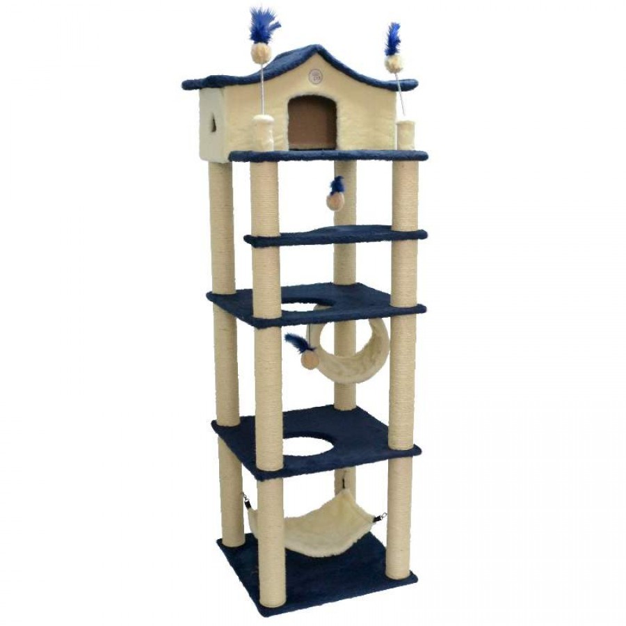 ARRANHADOR CASTELO PEL LISA AZUL OFF