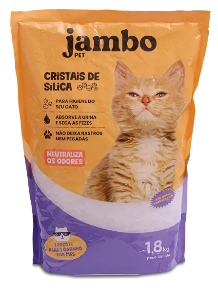 AREIA CRISTAI DE SILICA PARA GATO