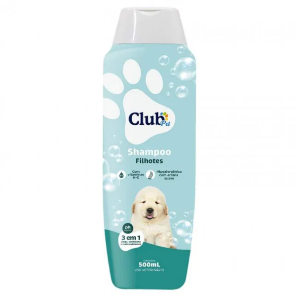 SHAMPOO FILHOTES 3X1 500ML CLUB
