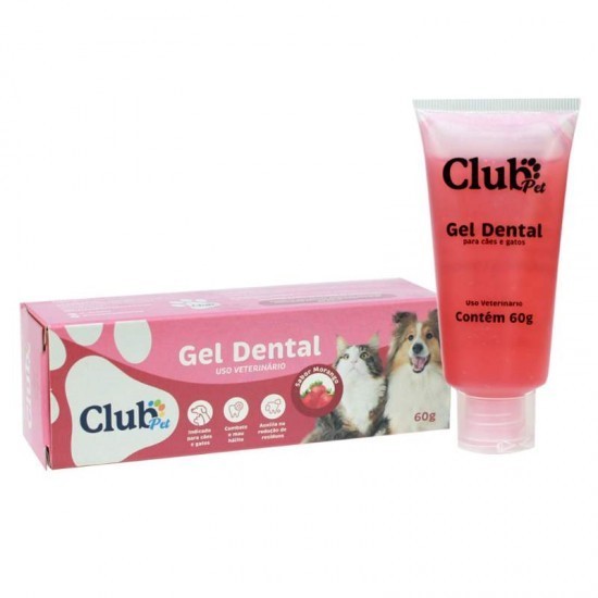 GEL DENTAL MORANGO 60G CLUB