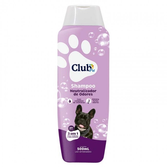 SHAMPOO NEUTRALIZADOR DE ODOR 3X1 500ML CLUB
