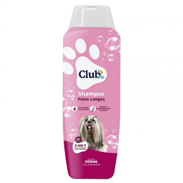 SHAMPOO PELOS LONGOS 3X1 500ML CLUB