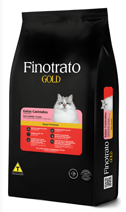FINOTRATO GOLD SALMAO FRANGO GATOS CASTR 1,5KG