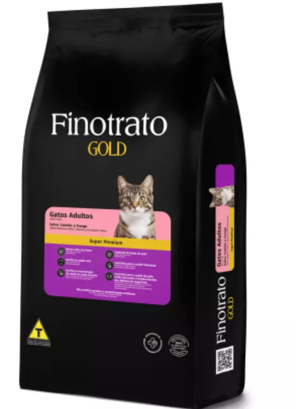 FINOTRATO GOLD SALMAO FRANGO GATOS ADULT 7,5KG