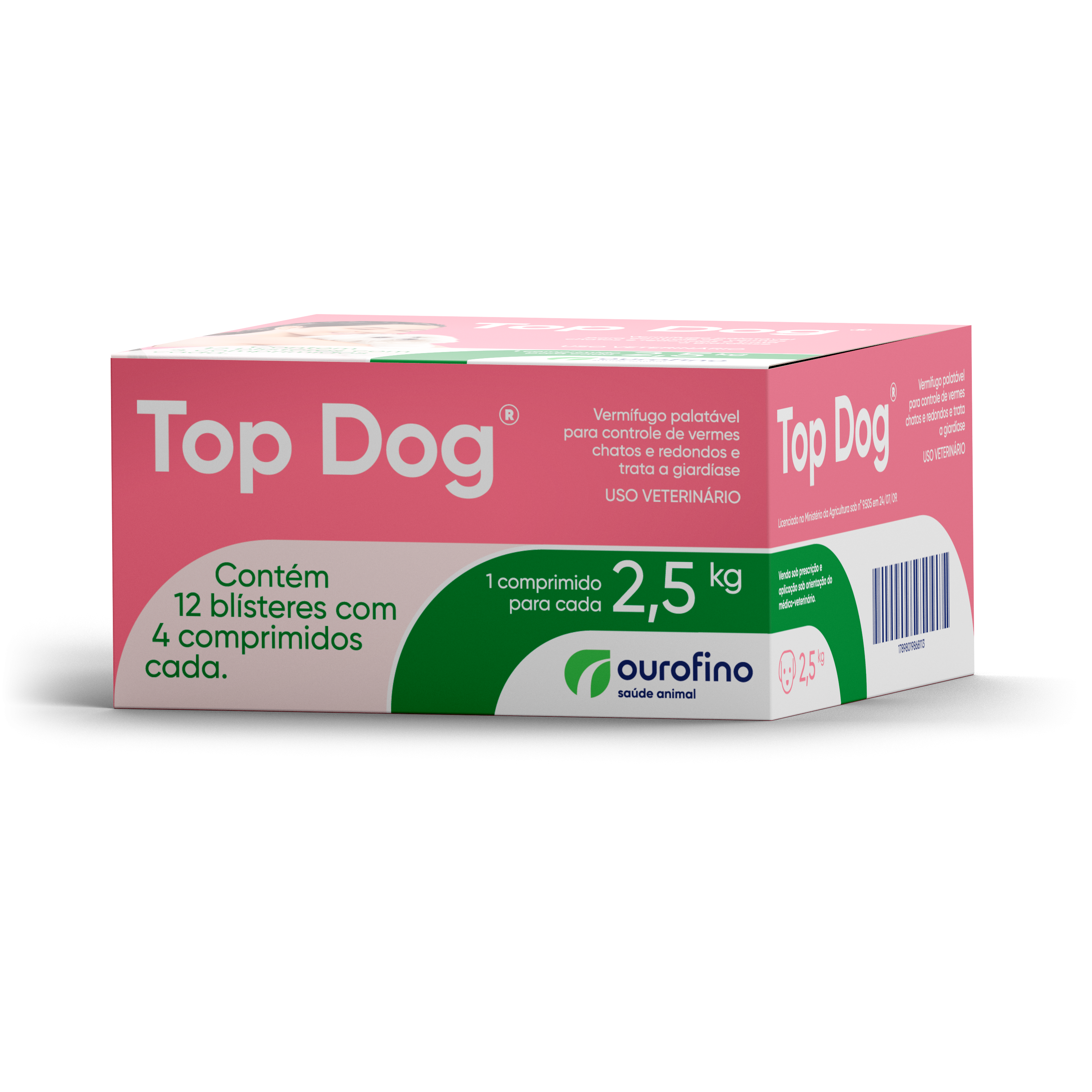 TOP DOG DISPLAY 2,5 KG 4 COMP.