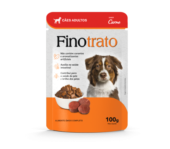 FINOTRATO SACHE CÃES ADULTO CARNE 100G