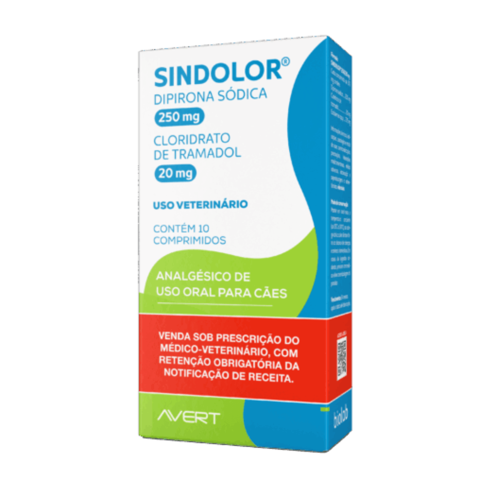SINDOLOR 250/20MG - 10 COMPRIMIDOS (NECESSÁRIO RECEITA)