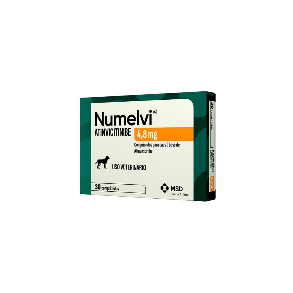 NUMELVI 4.8MG - TRATAMENTO PARA COCEIRA EM CÃES - 30 COMPRIMIDOS