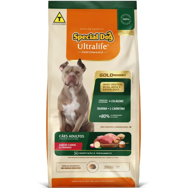 SPECIAL DOG ULTRALIFE PERFORMANCE ADULTO CARNE/FRANGO 15KG