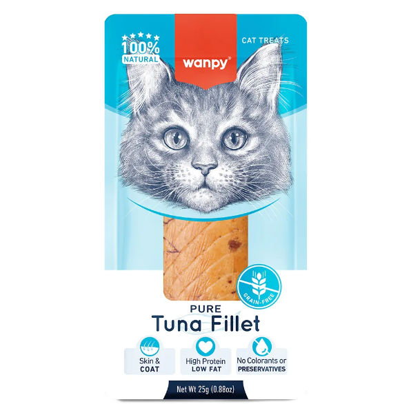 PETISCO WANPY FILLET IN NATURA DE ATUM 25G