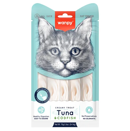 WANPY CREAMY ATUM E BACALHAU 70G