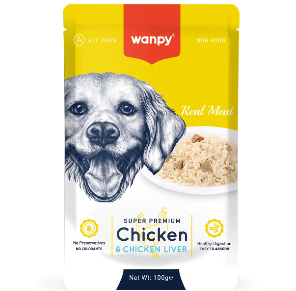 WANPY SACHE DE FRANGO E FIGADO DE FRANGO 100G