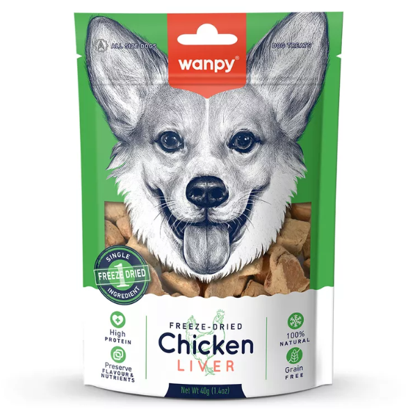 WANPY FREEZE DRIED FIGADO DE FRANGO 40G