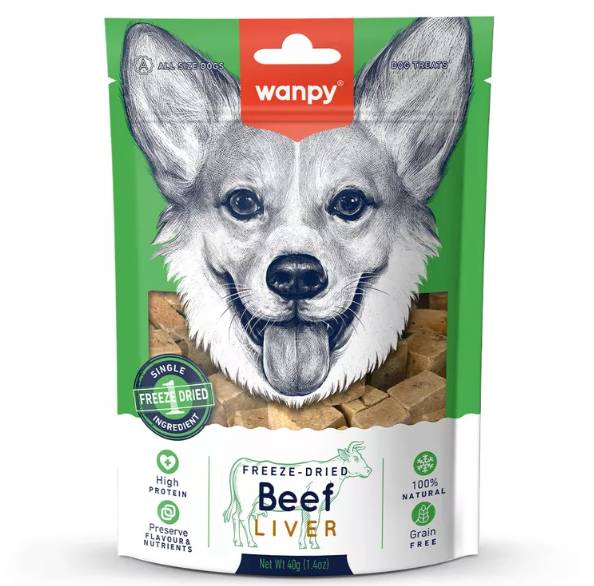 WANPY FREEZE DRIED FIGADO BOVINO 40G