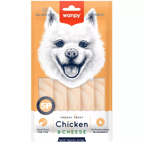 WANPY CREAMY FRANGO E QUEIJO 70G