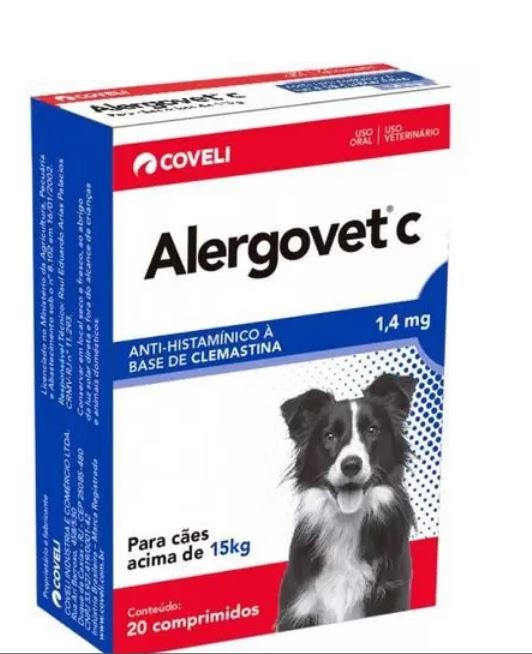 ALERGOVET 1,4 MG C 10 COMP
