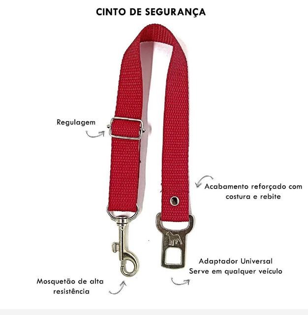 CINTO DE SEGURANÇA NYLON SIMPLES