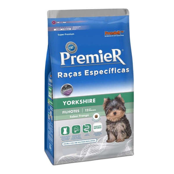 PREMIER RAÇAS ESP CAES FILHOTE YORKSHIRE 2,5 KG