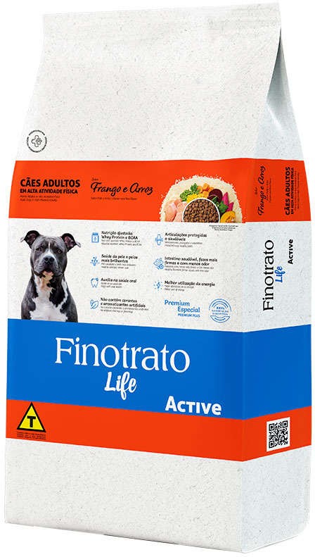 FINOTRATO LIFE - ACTIVE, CÃO ADULTO PORTE MÉDIO/GRANDE (15KG)