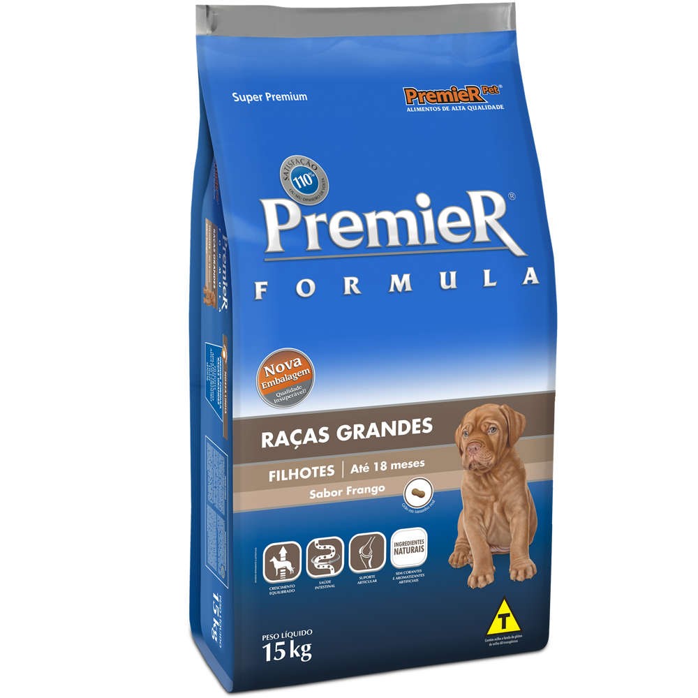 PREMIER FORM CAES FILHOTE RAÇ G GG 15 KG