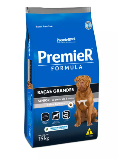 PREMIER FORMULA CAES ADULTO RAÇA GRANDE/GIGANTE SENIOR 15 KG