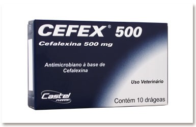 CEFEX 500 MG 10 DRAGEAS CEFALEXNIA 