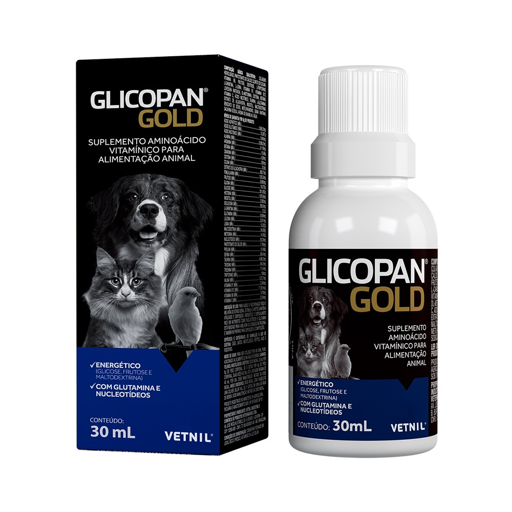 GLICOPAN GOLD 30 ML VETNIL