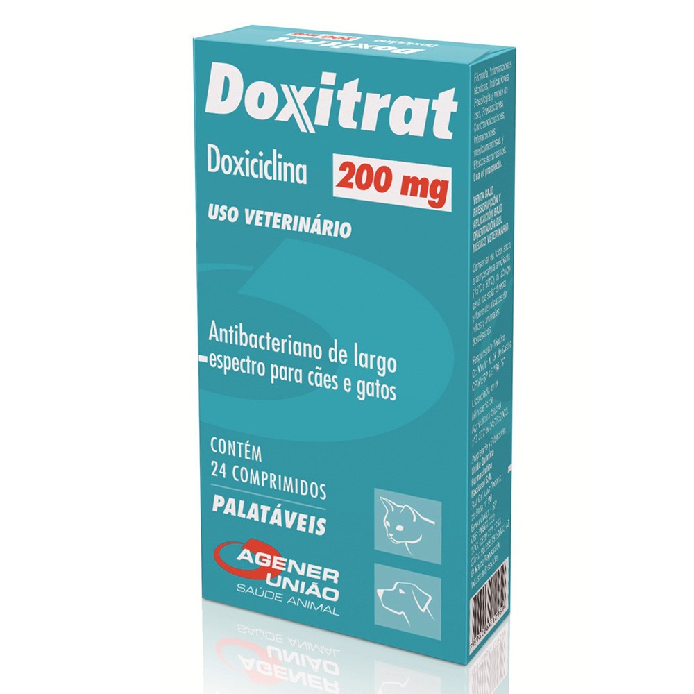 DOXITRAT 200 MG COM 24 COMP