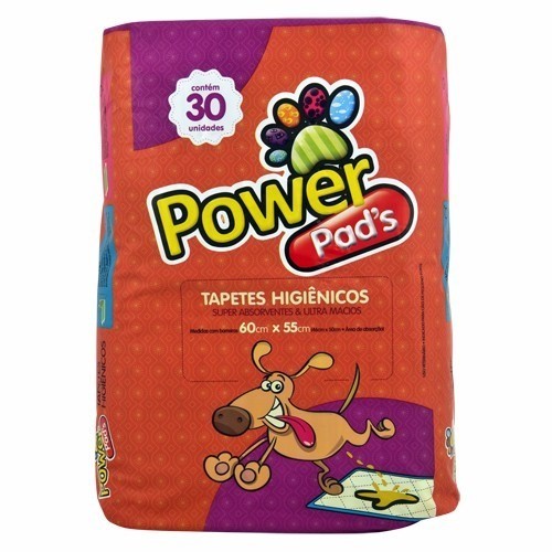 TAPETE HIGIENICO POWERPADS C/30 UN 60X55CM