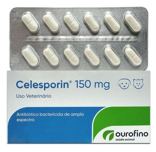 CELESPORIN COMP 150 MG CEFALEXINA