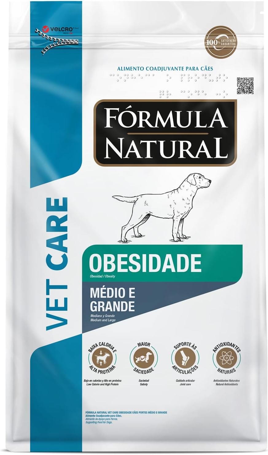 FORMULA NATURAL VET CARE OBESIDADE MÉDIOS E GRANDES 10,1KG