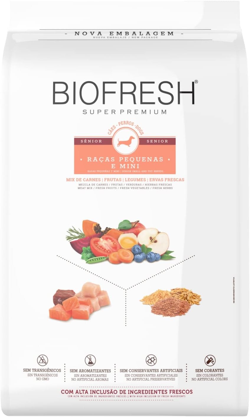 BIOFRESH RAÇA PEQUENA - MÉDIA SÊNIOR (3KG)