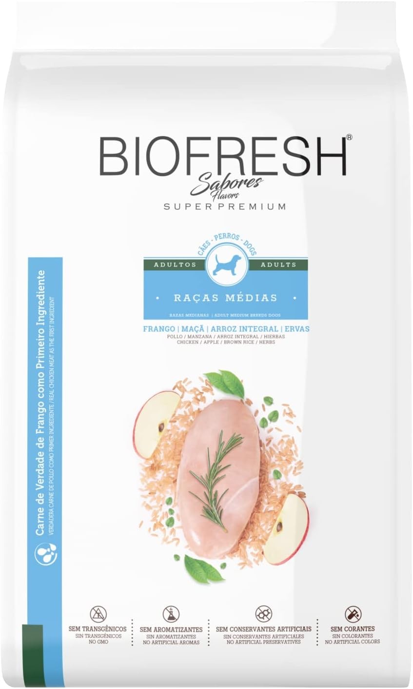 RACAO BIOFRESH SP FGO AD MD 10,1KG