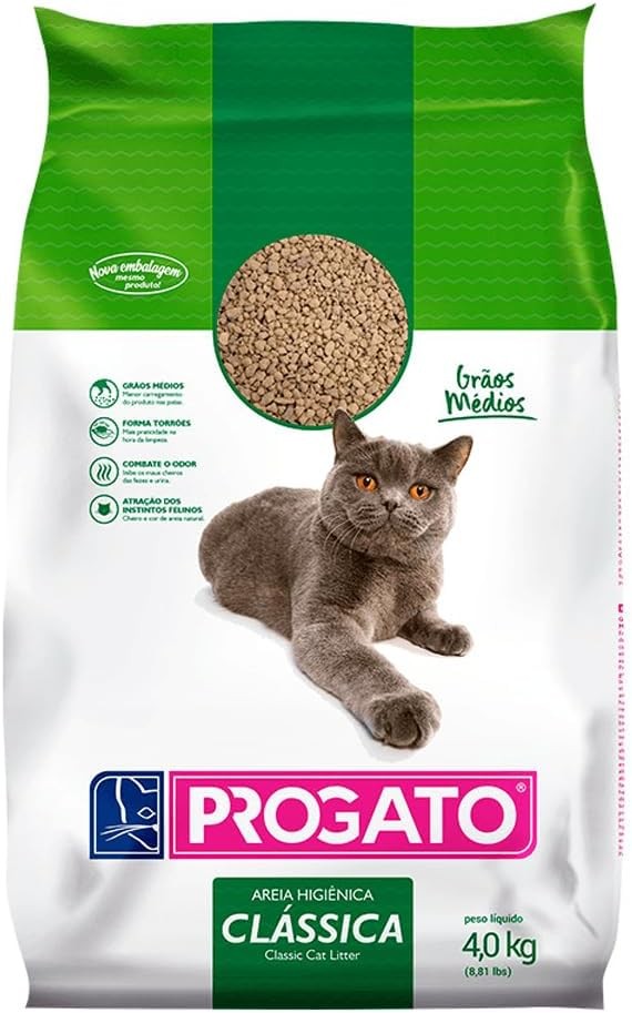 AREIA PROGATO CLÁSSICA MULTIGRÃOS (4,0KG)