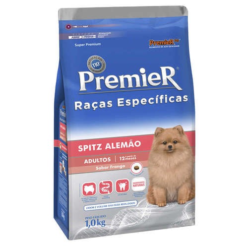 PREMIER RAÇAS ESP. CAES AD SPITZ ALEMAO 1 KG