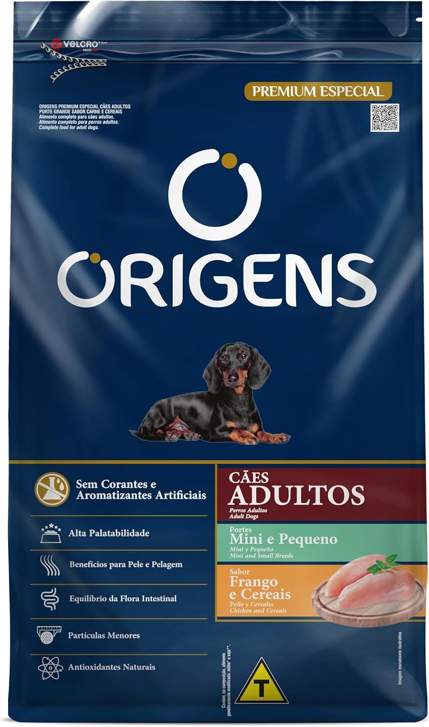 ORIGENS CÃES MINIS E PEQUENOS FRAGO E CEREAIS 10,1KG