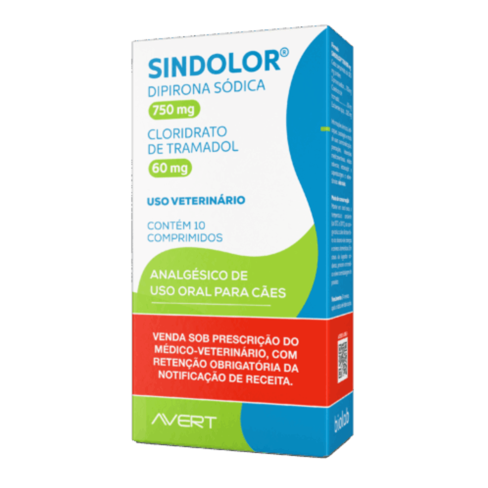 SINDOLOR 750/60MG - 10 COMPRIMIDOS (NECESSÁRIO RECEITA)