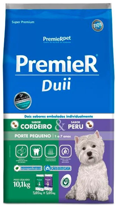 PREMIER AMBIENTES INTERNOS ADULTO DUII CORDEIRO E PERU 10,1KG