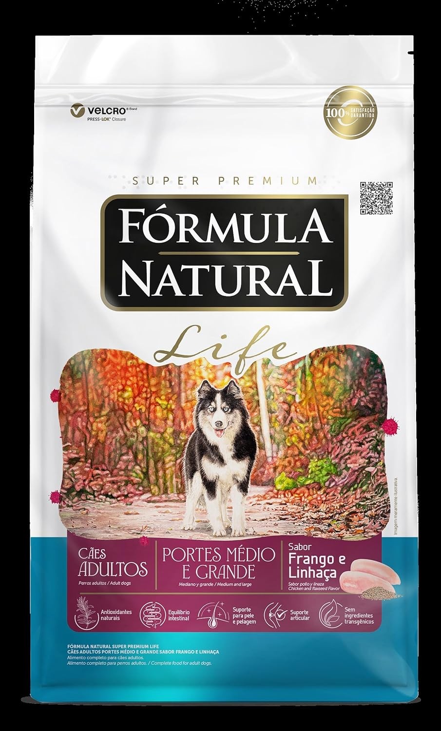 FORMULA NATURAL LIFE ADULTO PORTE MEDIO/GRANDE 15 KG