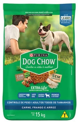 DOG CHOW PS LIGHT FRANGO E ARZ 15 KG