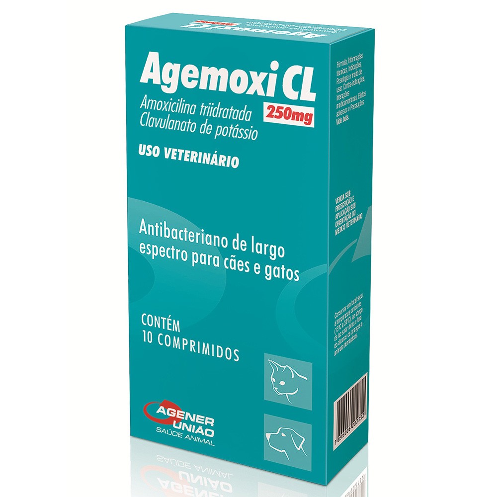 AGEMOXIL CL 250 MG 10 COMP